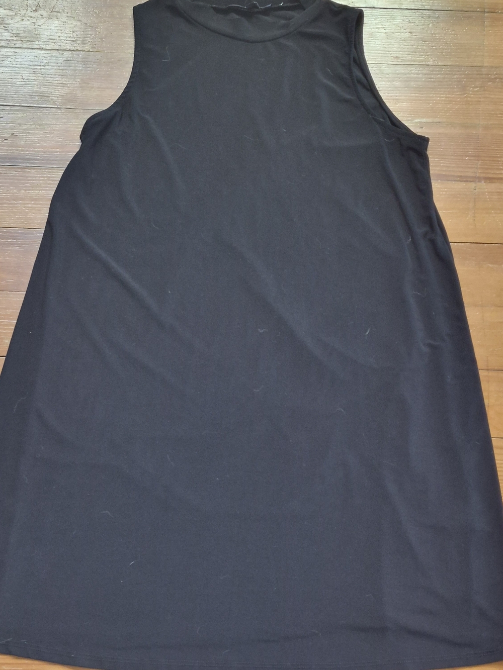 Nik And Nash Classic Sleeveless Black Mini Dress- Medium